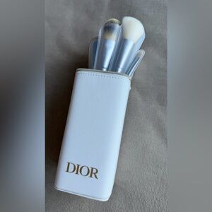 Brand New: Dior Makeup Brushes and Pouch Set Limited Edition